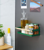 Magnetic Storage Caddy - Steel + Wood