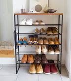 Six-Tier Shoe Rack (34 H)  - Steel