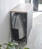 Entryway Storage Organizer & Bench (18 H)  - Steel + Wood