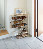 Six-Tier Shoe Rack (34 H)  - Steel