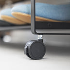 Two-Tier Rolling Shoe Rack (8 H)  - Steel