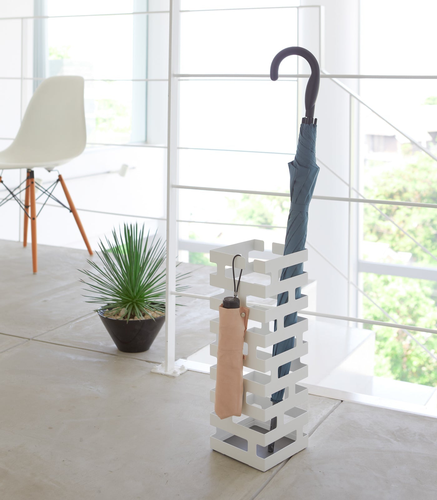 Umbrella Stand - Square - Steel