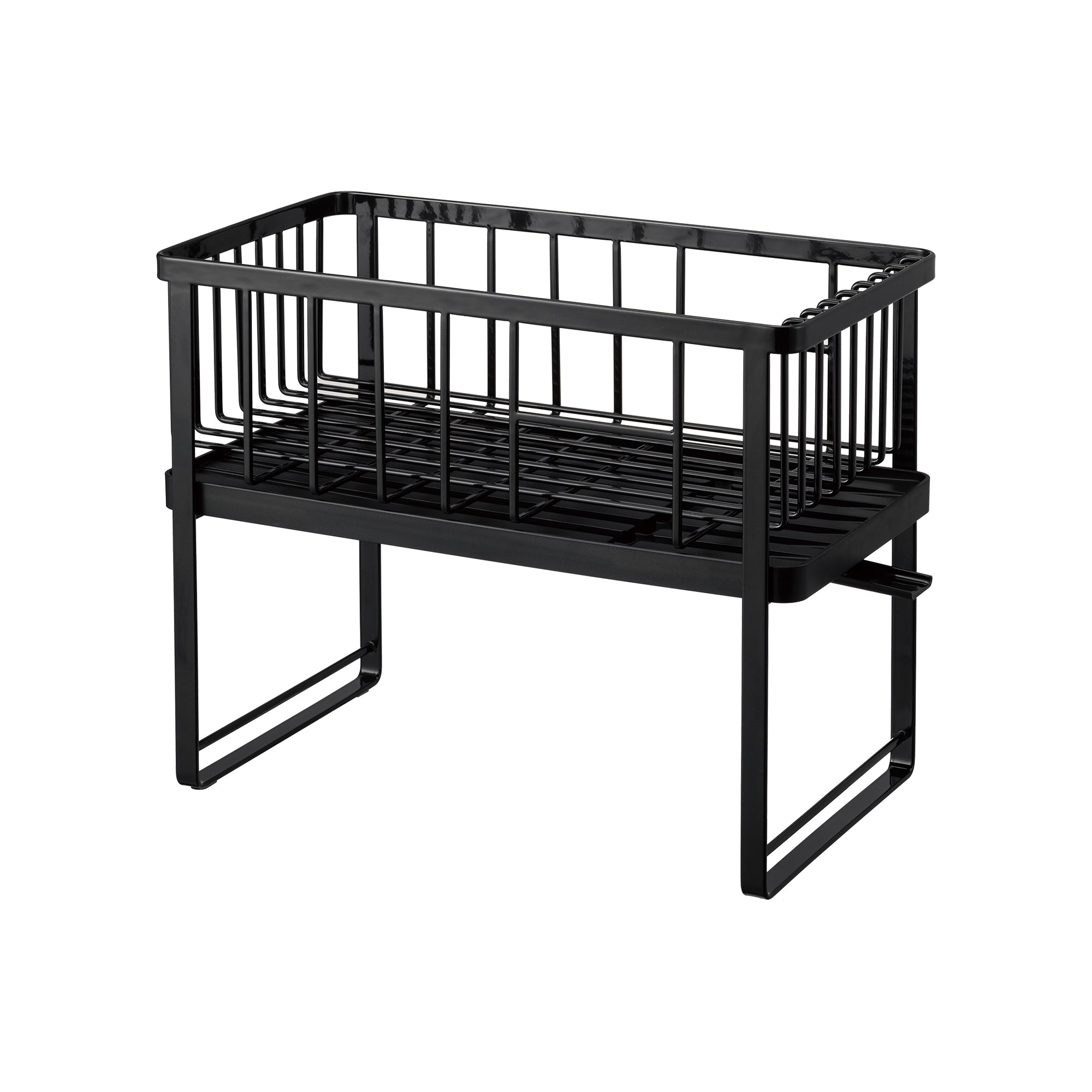 Two-Tier Wire Dish Rack - Steel