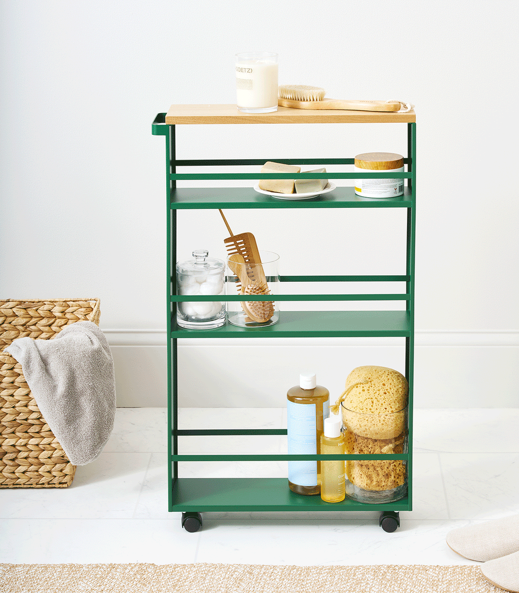 Slim Storage Cart (32 H)  - Steel