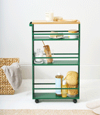 Slim Storage Cart (32 H)  - Steel