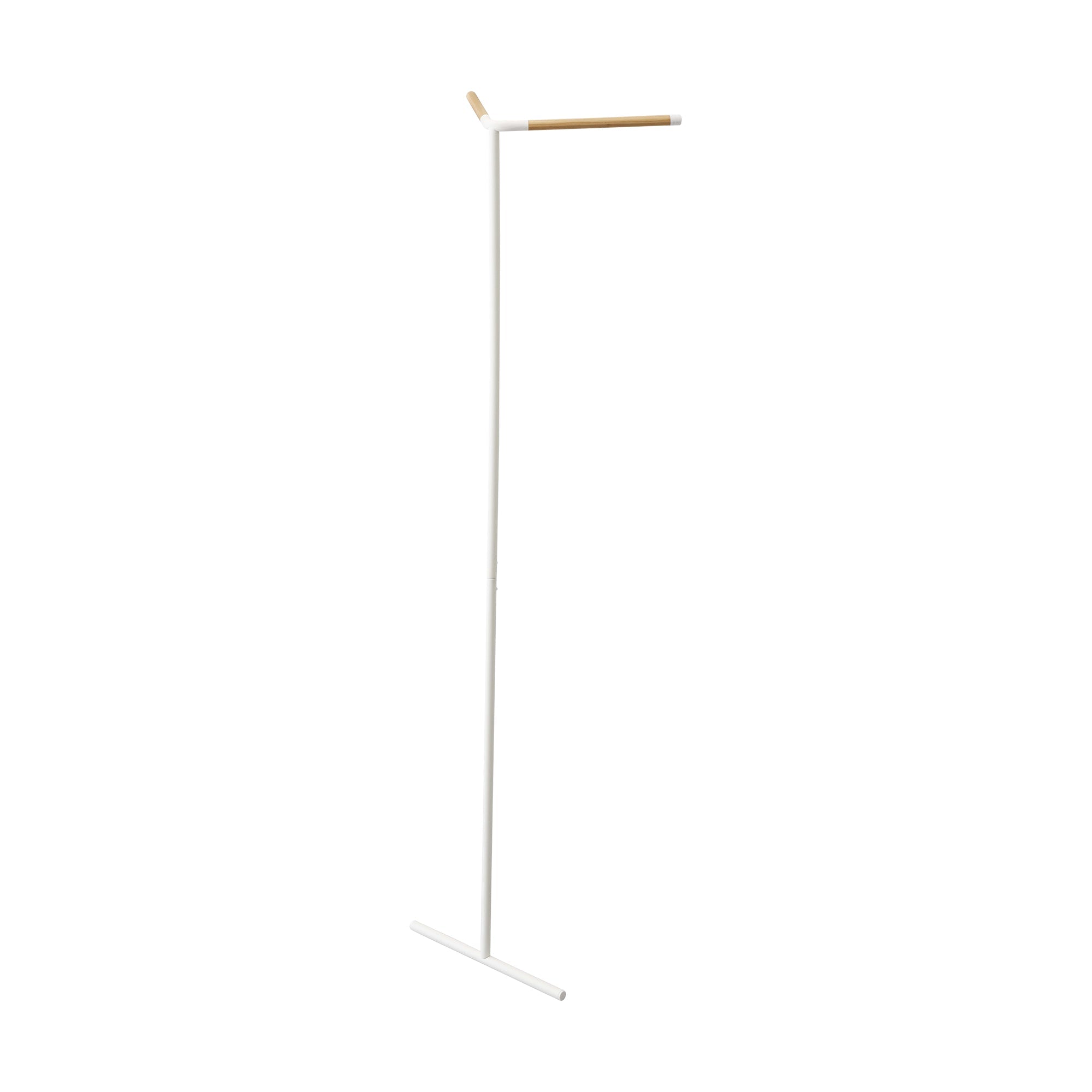 Corner Leaning Coat Hanger (63 H)  - Steel + Wood