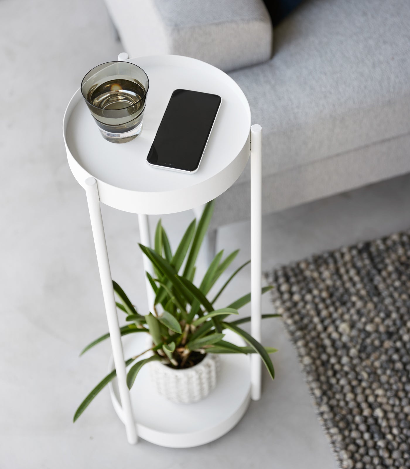 Two-Tier Rolling Plant Stand (28 H)  - Steel