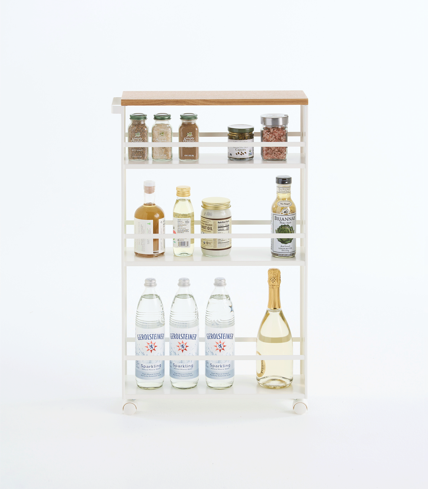 Slim Storage Cart (32 H)  - Steel